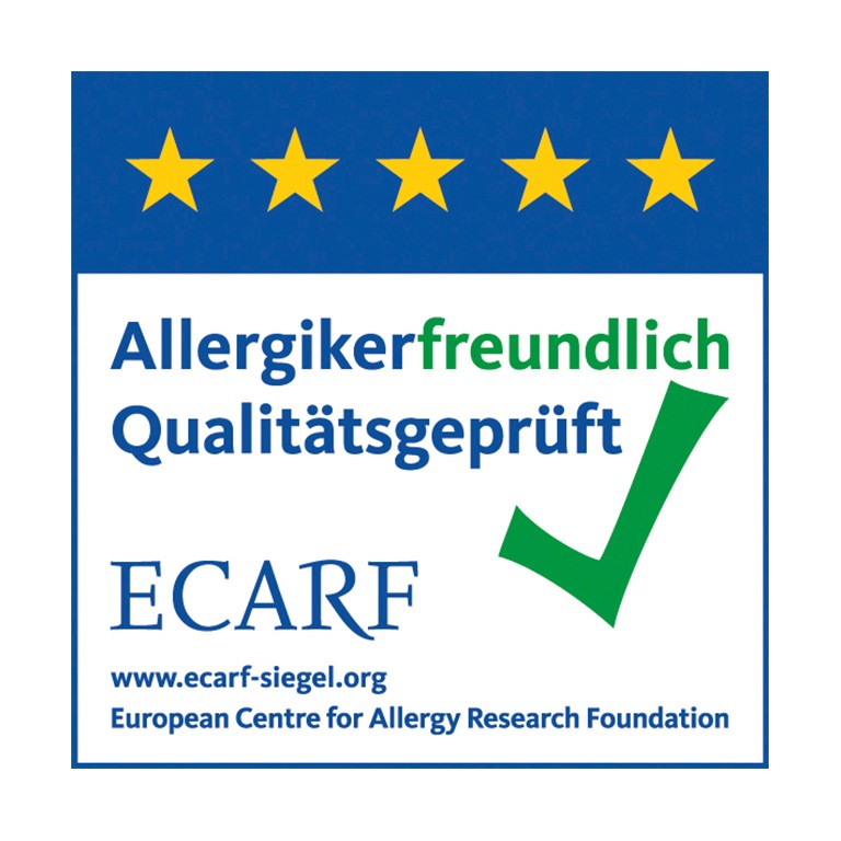 ECARF Siegel für allergikerfreundliche Produkte